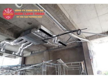 Cách lắp điều hòa âm trần nối ống gió