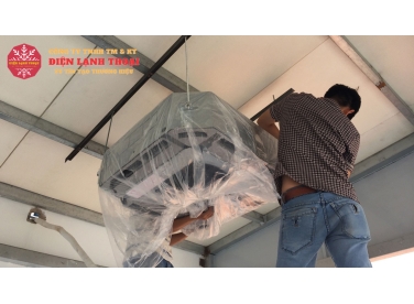 Hướng dẫn lắp máy lạnh âm trần chi tiết, giúp bạn dễ theo dõi và hiểu rõ quy trình