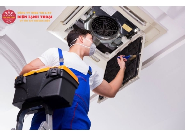 Cách vệ sinh máy lạnh âm trần nối ống gió