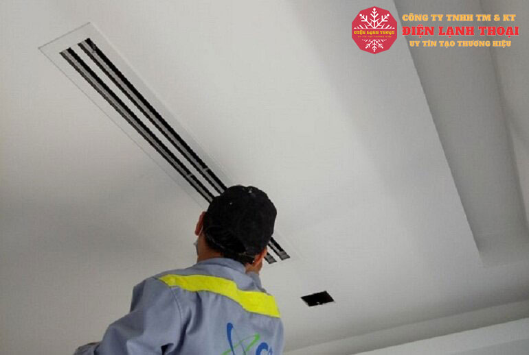 Cách vệ sinh máy lạnh âm trần nối ống gió