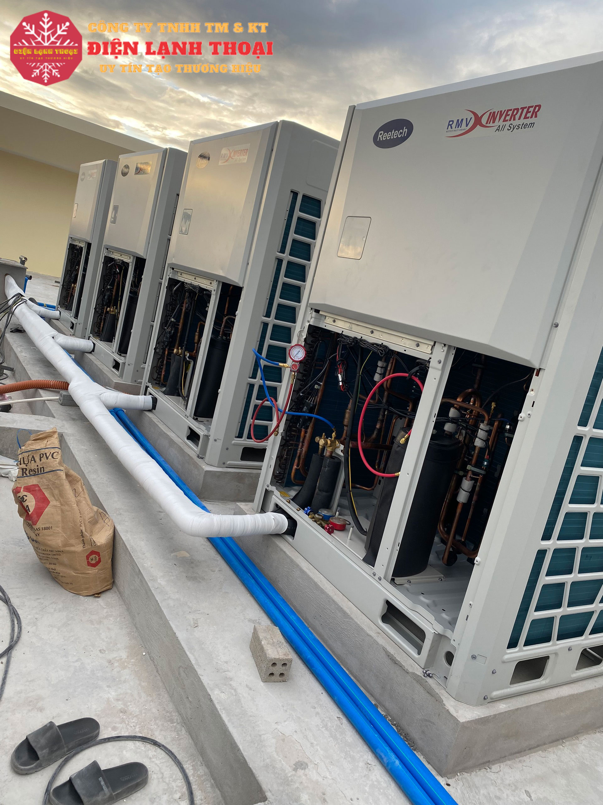 Thi công máy lạnh trung tâm VRV-VRF tại TPHCM